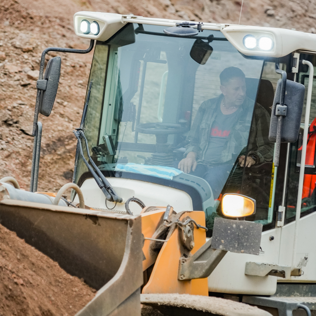 Baumaschinenführer Schotterwerk
